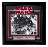 Dave Prowse Ian McDiarmid Signed Framed 11x14 Star Wars Photo BAS