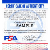 Included is a PSA/DNA Certificate of Authenticity for the John Cena Signed 4x5 Elbow Grease vs Motozilla Book Insert, featuring authentication text, contact info, the PSA logo, and Joe Orlando’s signature. Brand: Sports Integrity.