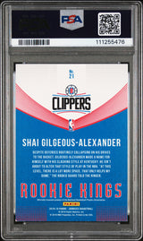 Shai Gilgeous-Alexander Signed 2018 Donruss RKs #21 Card Auto 10! PSA Slabbed