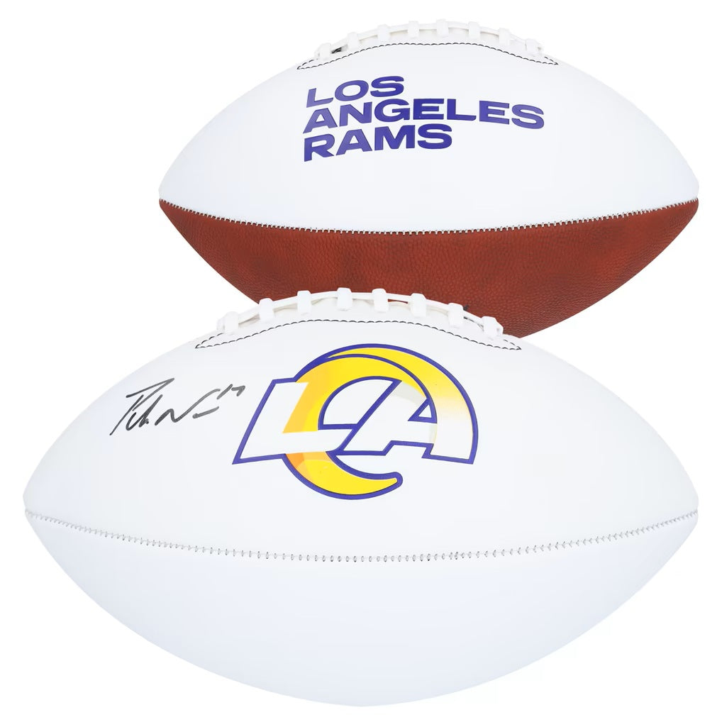 Puka Nacua Signed Los Angeles Rams Logo Football Fanatics