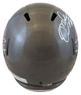 Bucs Mike Alstott "SB XXXVII Champs" Signed F/S Speed Rep Helmet W/ Case BAS Wit
