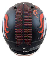 Broncos Shannon Sharpe Signed Full Size Speed Proline Helmet BAS Witnessed
