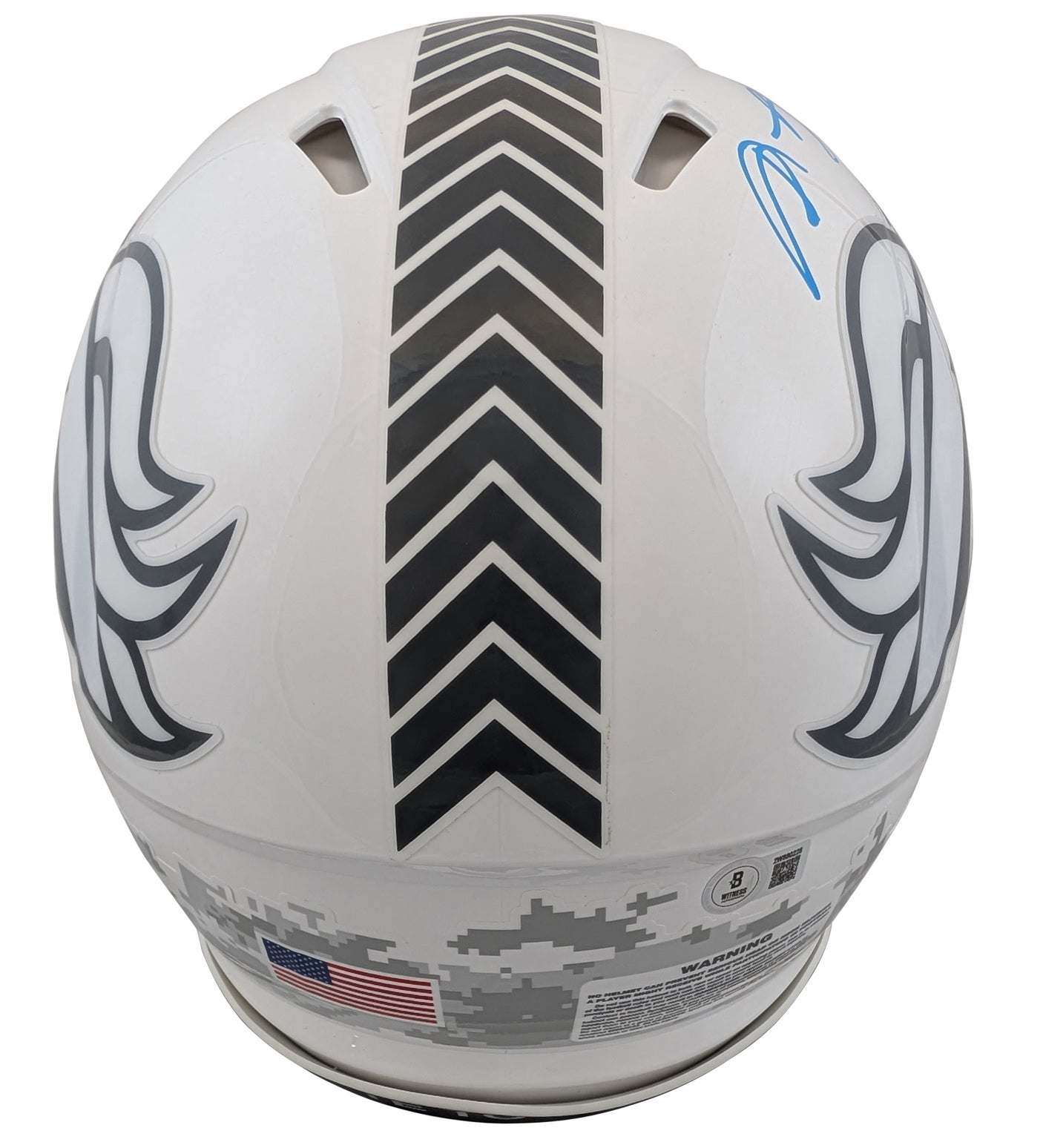 Broncos Shannon Sharpe Signed STS III F/S Speed Proline Helmet W/ Case BAS Wit