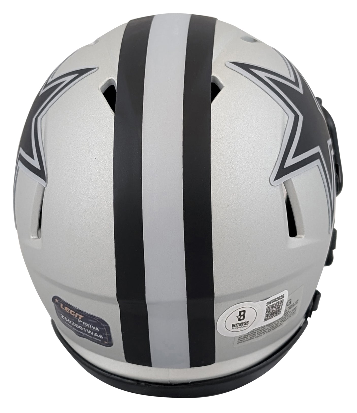 Cowboys Emmitt Smith Authentic Signed Rave Speed Mini Helmet BAS Witnessed