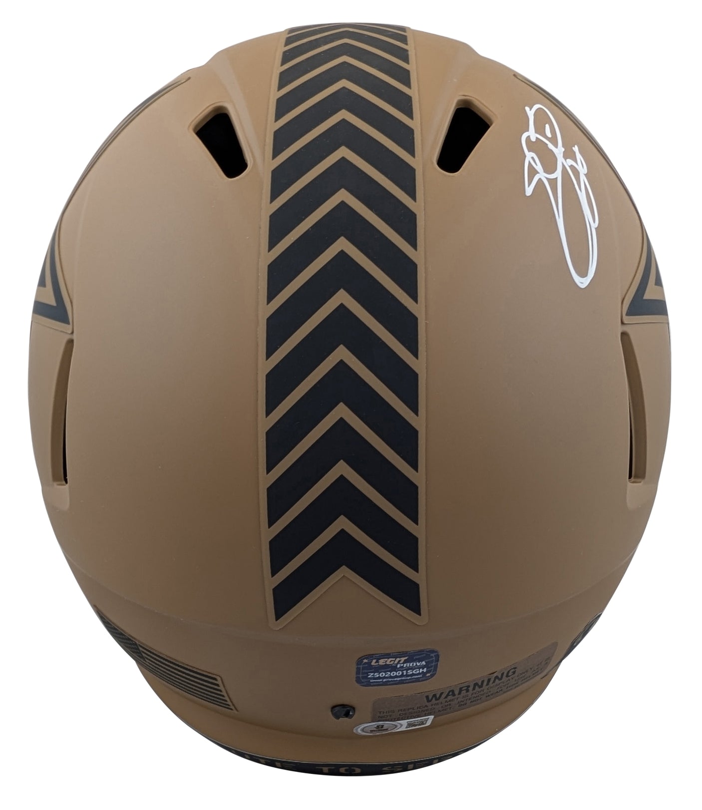 Cowboys Emmitt Smith Signed STS II Full Size Speed Rep Helmet W/ Case BAS Wit