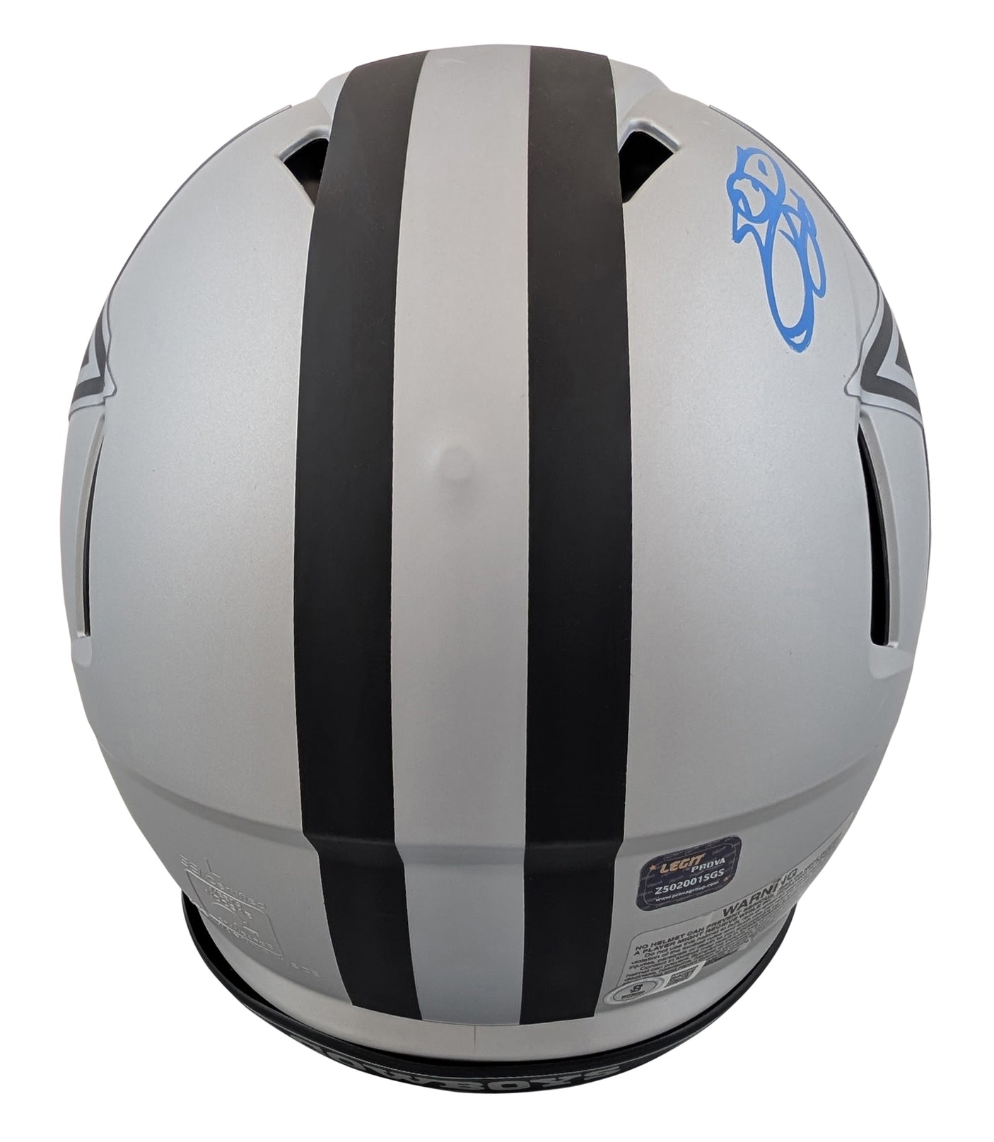 Cowboys Emmitt Smith Signed Rave Full Size Speed Proline Helmet w/ Case BAS Wit