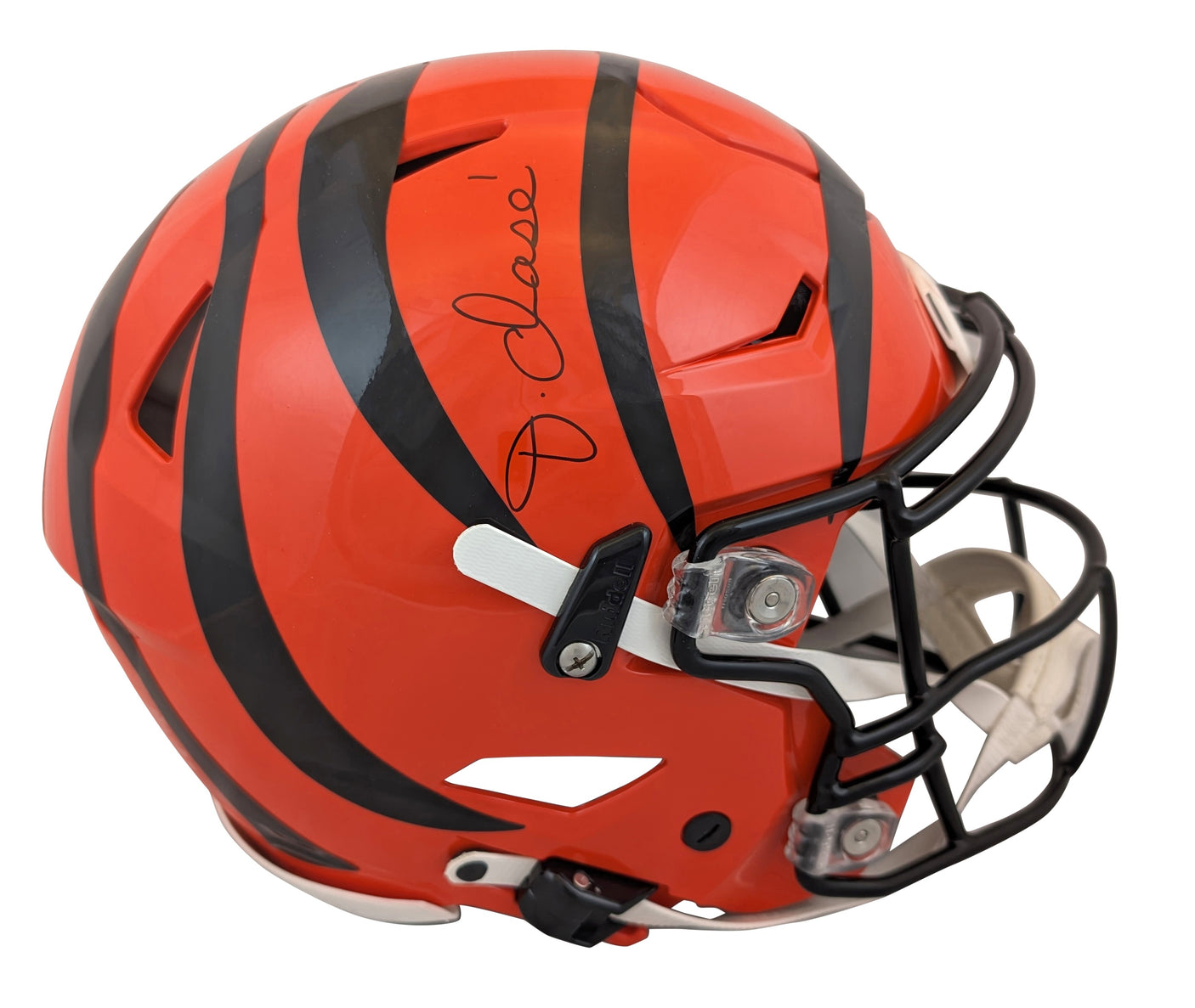 Bengals Ja'Marr Chase Authentic Signed Speed Flex Full Size Helmet BAS Witnessed