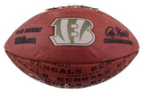 Bengals Ja'Marr Chase Signed Wilson "Duke" Team Showcase Football W/ Case BAS W
