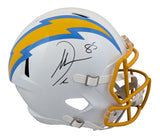 Chargers Antonio Gates Authentic Signed Full Size Speed Rep Helmet BAS Witnessed