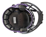 Vikings Jordan Addison Signed Rave Full Size Speed Rep Helmet BAS Witnessed