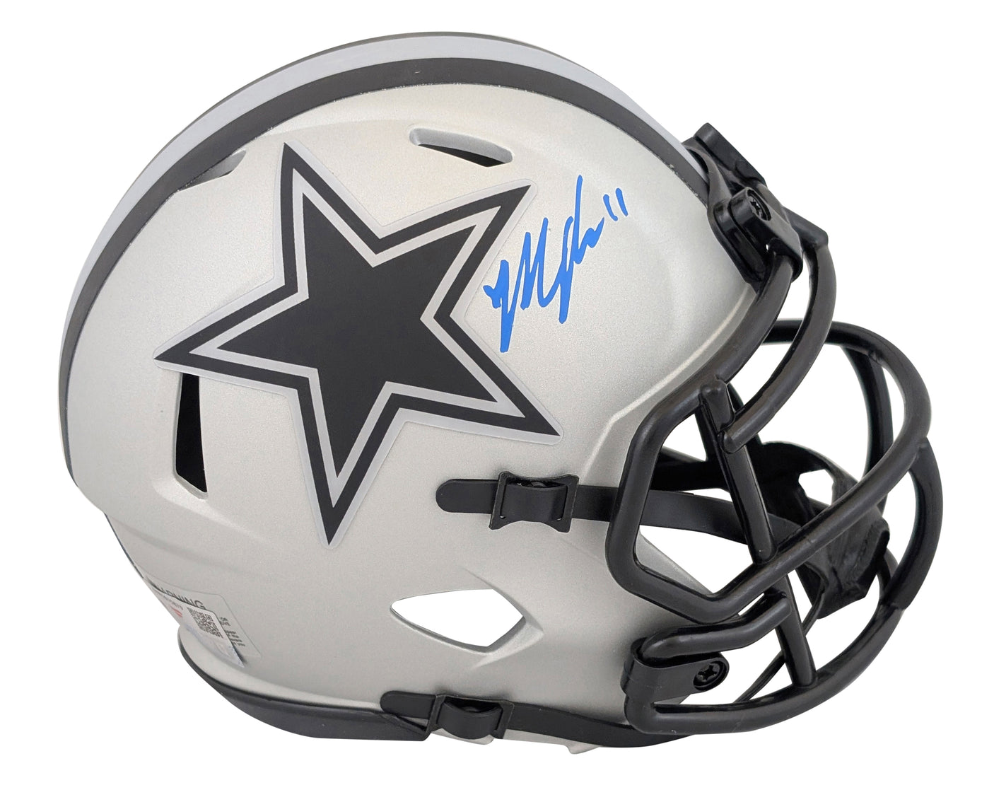 Cowboys Micah Parsons Authentic Signed Alternate Rave Speed Mini Helmet Fanatics