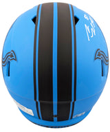 Lions Sam LaPorta Signed Rave Full Size Speed Rep Helmet W/ Case BAS Witnessed