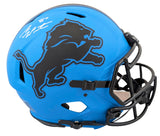 Lions Sam LaPorta Signed Rave Full Size Speed Proline Helmet BAS Witnessed