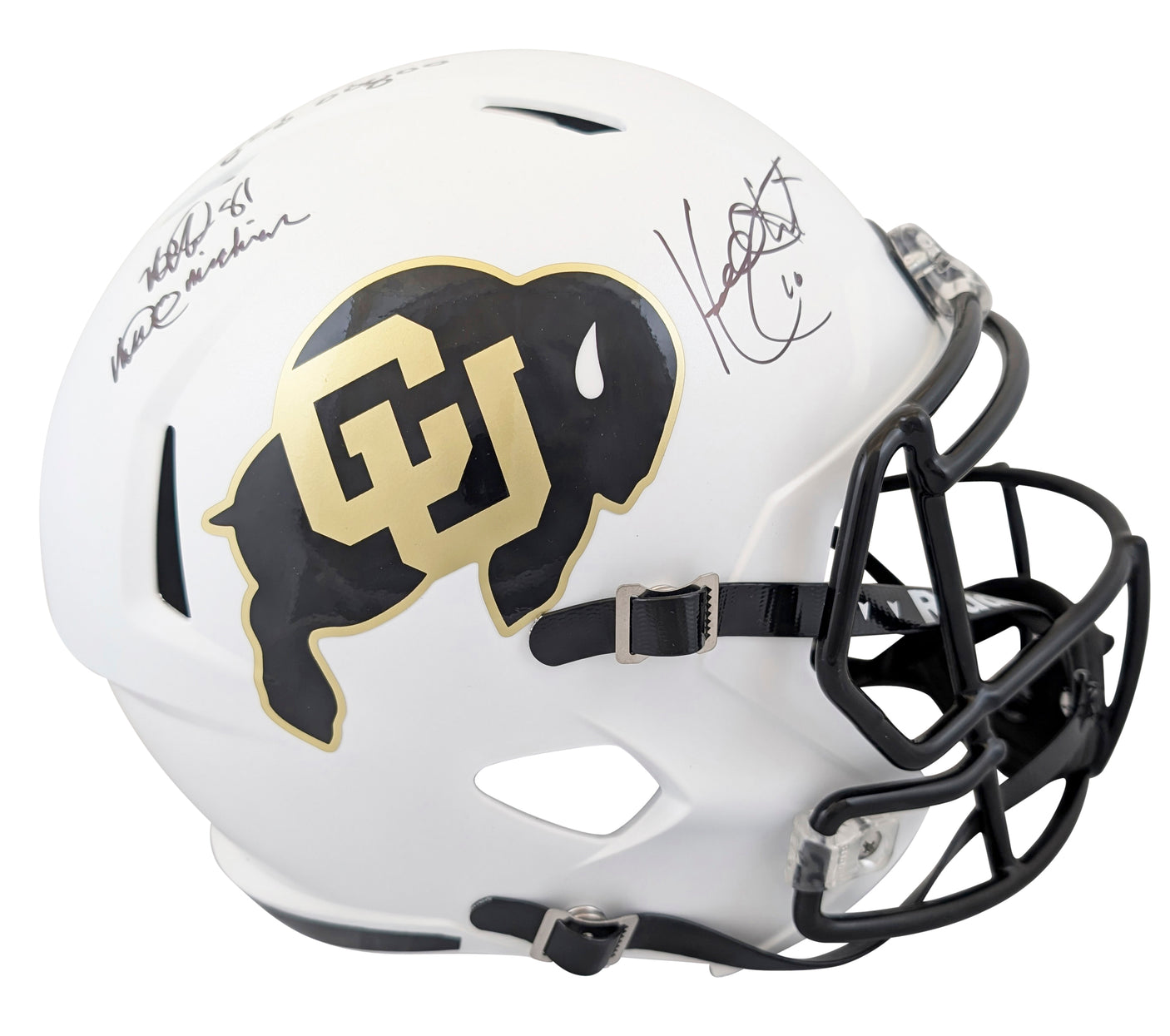 Colorado Stewart & Westbrook "Miracle" Signed Full Size Speed Rep Helmet BAS Wit