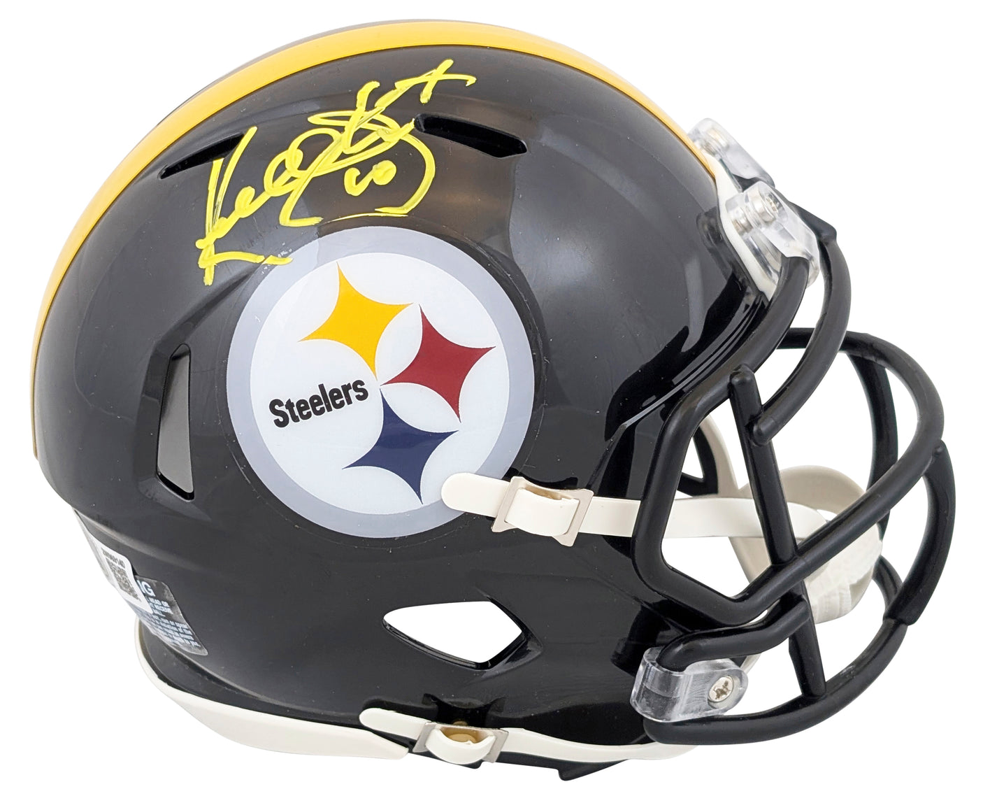 Steelers Kordell Stewart Authentic Signed Speed Mini Helmet BAS Witnessed