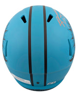 Dolphins Ricky Williams "SWE" Signed Rave Full Size Speed Rep Helmet BAS Witness