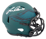 Eagles Eric Allen Authentic Signed Rave Speed Mini Helmet BAS Witnessed