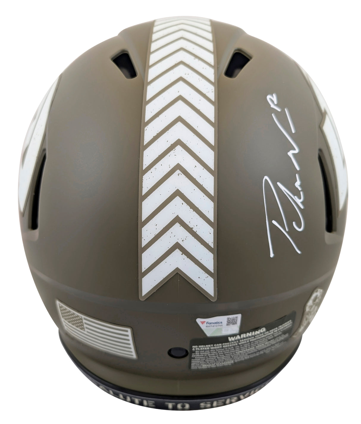 Rams Puka Nacua Signed Salute To Service Full Size Speed Proline Helmet Fanatics