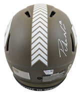 Rams Puka Nacua Signed Salute To Service Full Size Speed Proline Helmet Fanatics