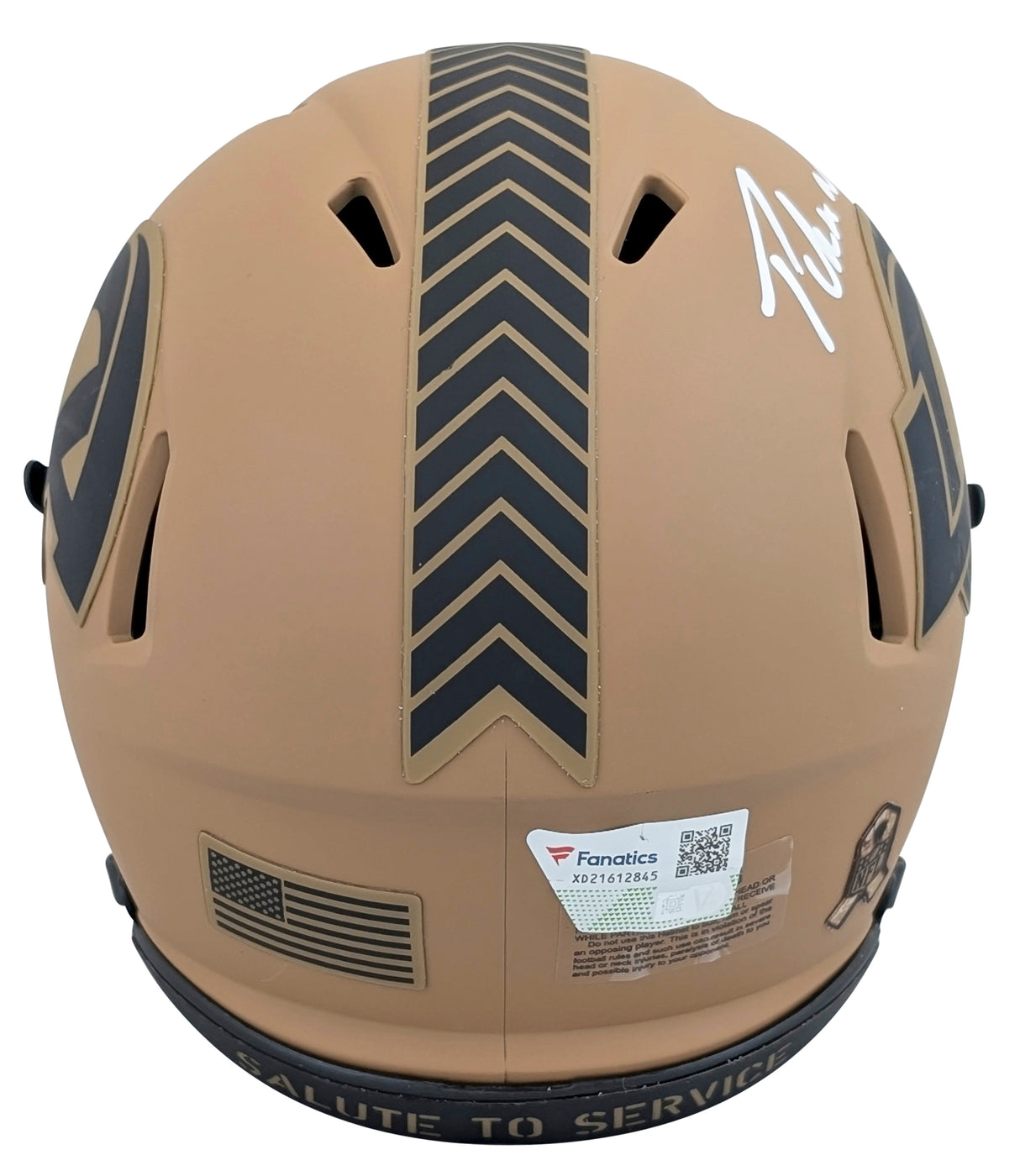 Rams Puka Nacua Authentic Signed Salute To Service II Speed Mini Helmet Fanatics