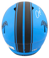 Lions Jameson Williams Signed Rave Full Size Speed Rep Helmet W/ Case BAS Wit