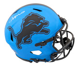 Lions Jameson Williams Signed Rave Full Size Speed Proline Helmet BAS Witnessed