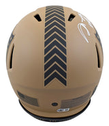 Shannon Sharpe Sterling Sharpe "HOF" Signed STS II F/S Speed Proline Helmet BAS