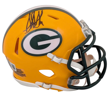 Packers Sterling Sharpe Authentic Signed Speed Mini Helmet BAS Witnessed