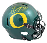 Oregon Christian Gonzalez Signed Full Size Speed Rep Helmet BAS Witnessed