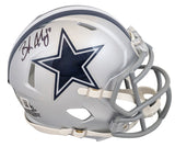 Cowboys Brandon Aubrey Authentic Signed Speed Mini Helmet BAS Witnessed