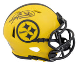 Steelers Hines Ward Authentic Signed Rave Speed Mini Helmet W/ Case BAS Witness