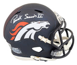 Broncos Patrick Surtain II Signed Speed Mini Helmet W/ Case BAS Witnessed