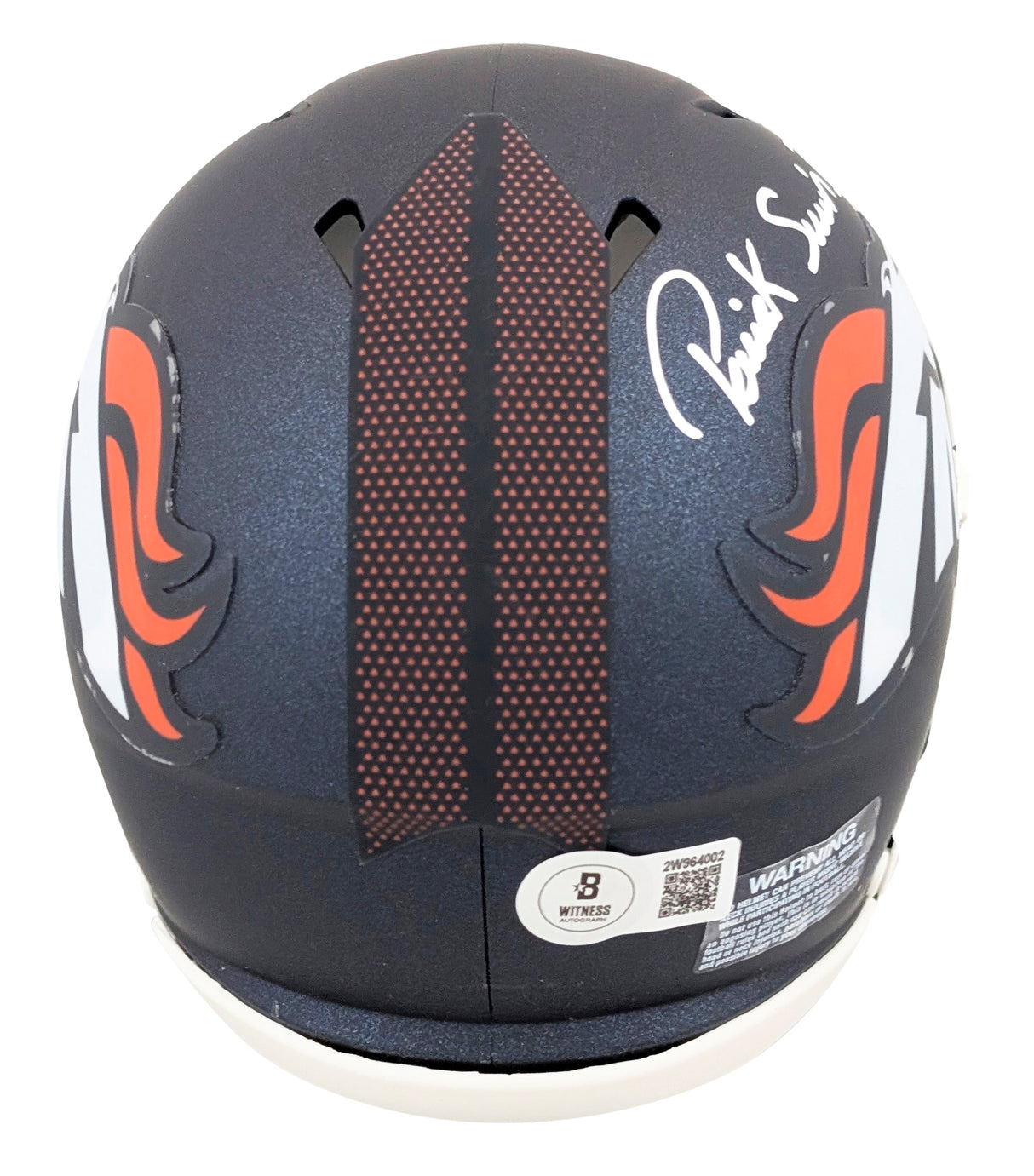Broncos Patrick Surtain II Authentic Signed Speed Mini Helmet BAS Witnessed