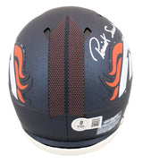 Broncos Patrick Surtain II Authentic Signed Speed Mini Helmet BAS Witnessed