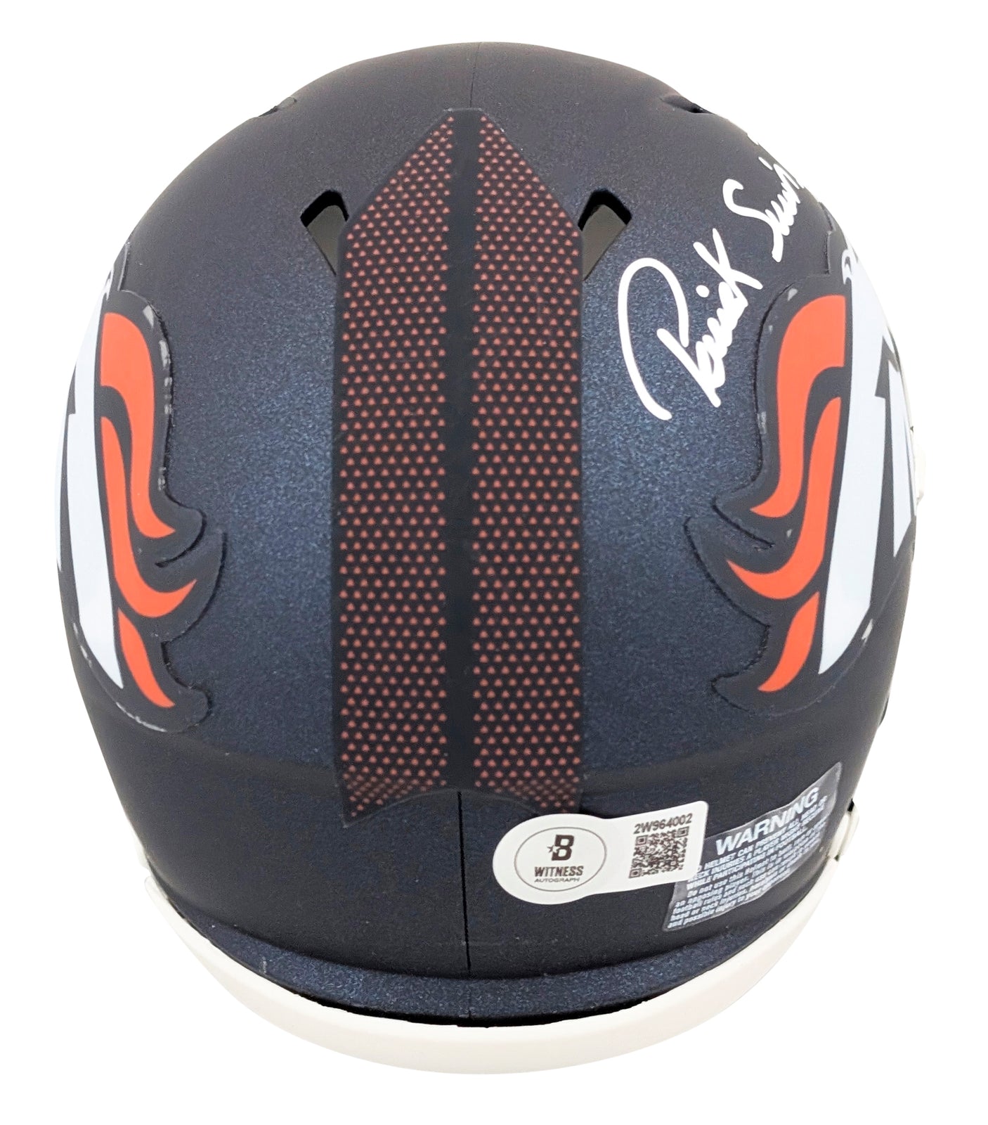 Broncos Patrick Surtain II Authentic Signed Speed Mini Helmet BAS Witnessed