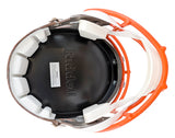 Browns Ozzie Newsome "Career Stat" Signed Flash Full Size Speed Rep Helmet BAS W