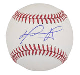 Red Sox David Ortiz Authentic Signed Oml Baseball Autographed BAS Witnessed