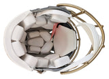 Rams (2) Faulk & Warner Signed Slate F/S Speed Proline Helmet W/ Case BAS Wit