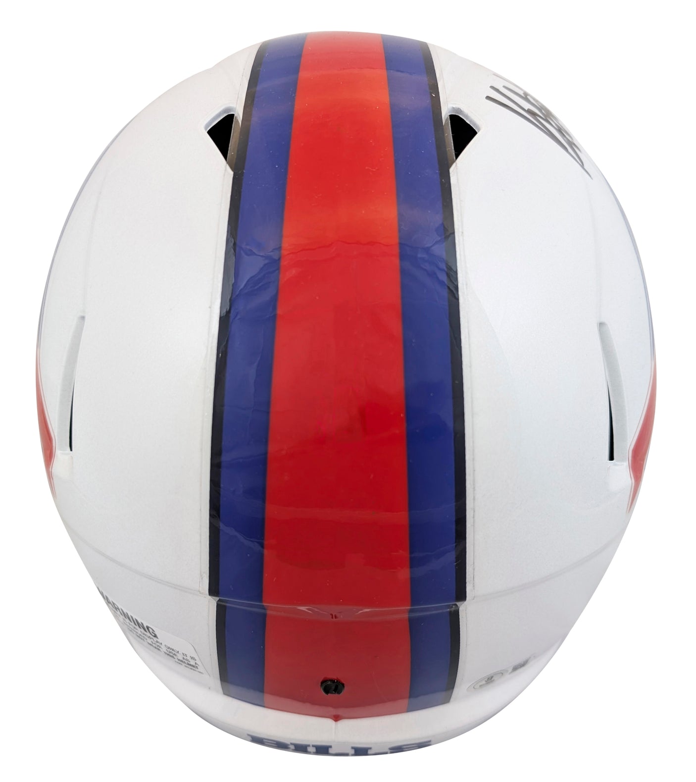Bills Keon Coleman Authentic Signed Full Size Speed Rep Helmet BAS Witnessed