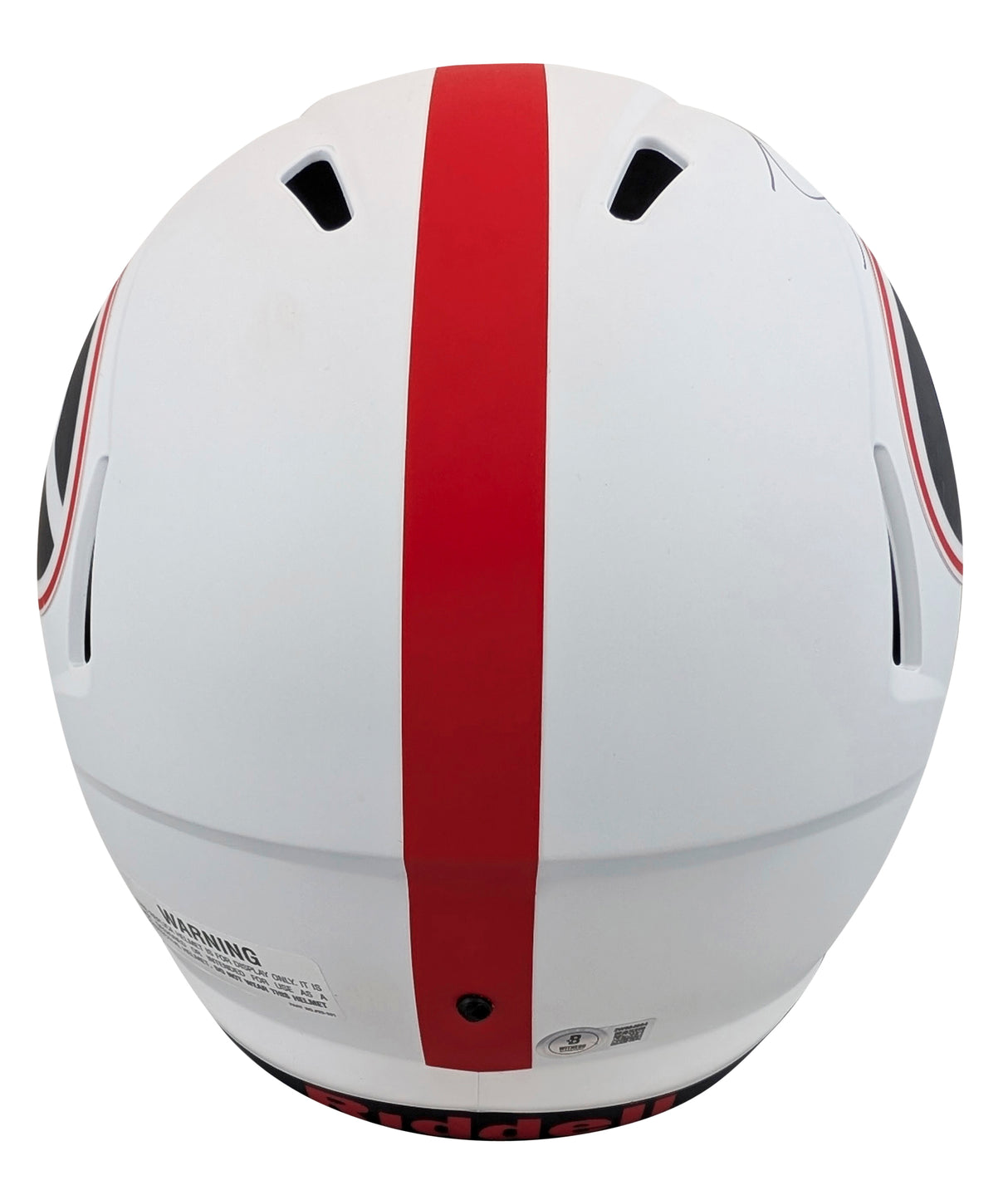 Georgia James Cook Signed Lunar Full Size Speed Rep Helmet BAS Witnessed