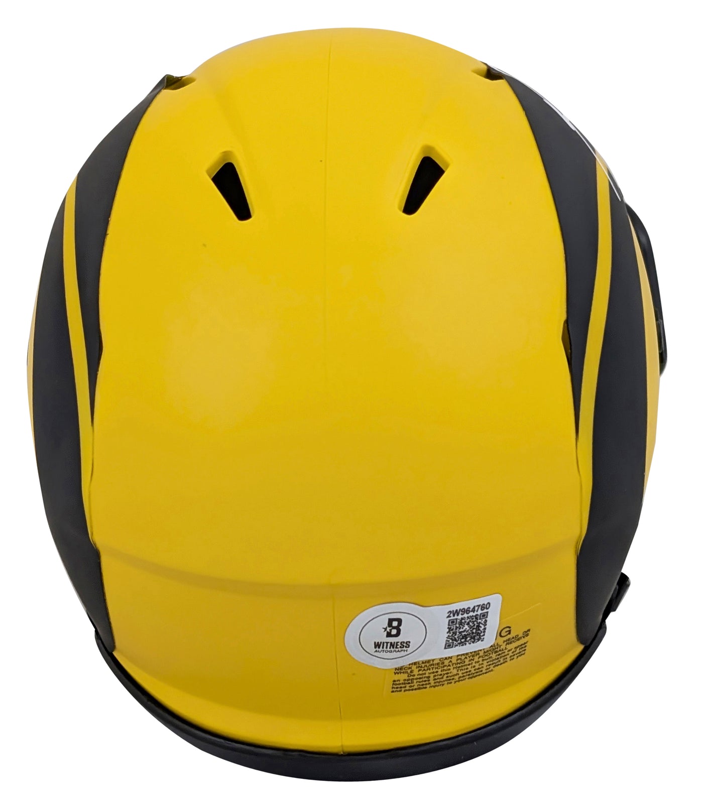 Rams Marshall Faulk Authentic Signed Rave Speed Mini Helmet BAS Witnessed