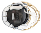 Ravens Zay Flowers Signed Slate Full Size Speed Rep Helmet W/ Case BAS Witnessed