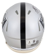 Raiders Ashton Jeanty Authentic Signed Speed Mini Helmet BAS Witnessed