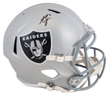 Raiders Ashton Jeanty Signed Full Size Speed Rep Helmet W/ Case BAS Witnessed