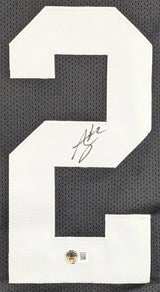Ashton Jeanty Authentic Signed Black Pro Style Jersey Autographed BAS Witnessed