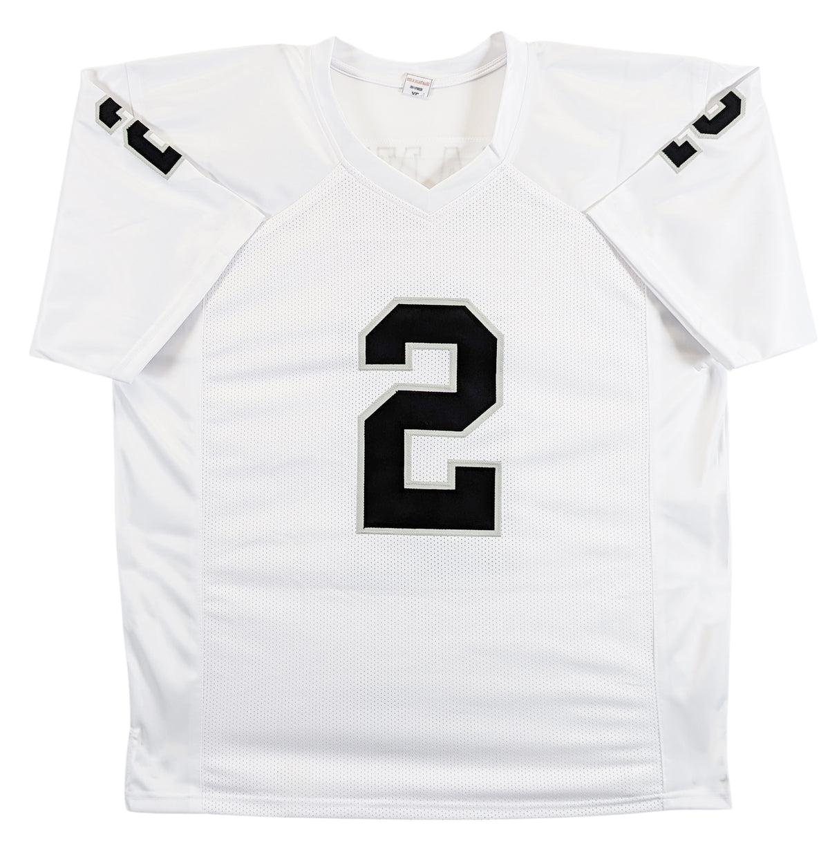 Ashton Jeanty Authentic Signed White Pro Style Jersey Autographed BAS Witnessed