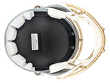Commanders Frankie Luvu Signed Slate Full Size Speed Rep Helmet W/ Case BAS Wit