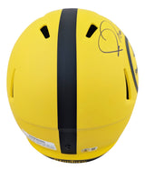 Steelers Jerome Bettis Signed Rave Full Size Speed Rep Helmet BAS Witnessed