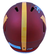 Commanders Joe Theismann "83 MVP" Signed F/S Speed Rep Helmet W/ Case BAS W