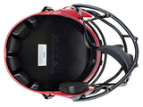 Falcons Julio Jones Signed Rave Full Size Speed Rep Helmet W/ Case BAS Witnessed